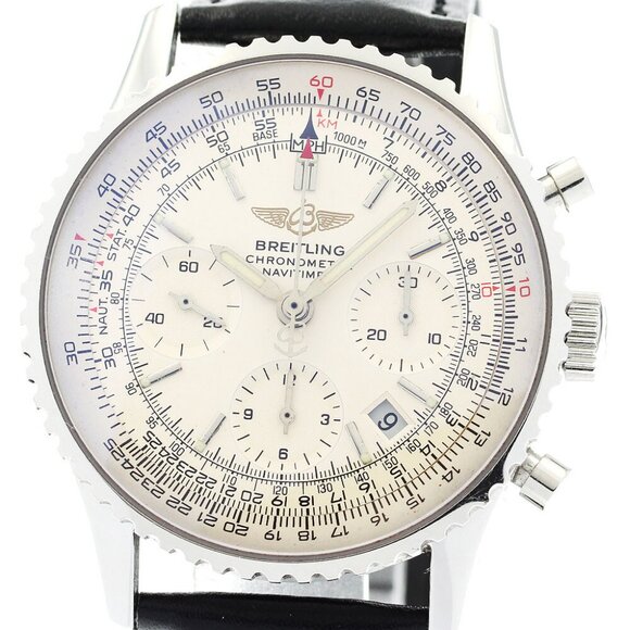 BREITLING Navitimer A23322 Chronograph Silver Dial Automatic Men's Watch_874818 - Picture 1 of 5